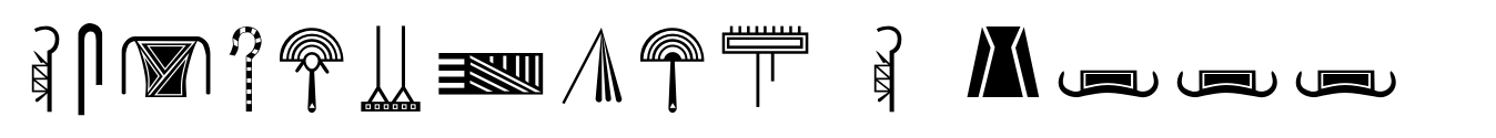 Hieroglyph H Regular
